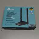 TP-Link USB WiFi Adapter, AC1300Mbps Dual Band 5dBi High Gain Antenna 2.4GHz/ 5GHz Wireless Network Adapter for Desktop PC (Archer T4U Plus)- Supports Windows 11/10, Mac OS 10.9-10.14