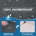 hyha Waterproof Dog Blanket, Reversible Pet Bed Blanket, Soft Sofa Couch Cover for Dogs Washable, Waterproof Pet Couch Covers for Sofa Puppy Cats Furniture Protector(22"D x 67.3"W x 13"H, Dark Grey)