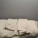 King Size Soft Duvet Set - Boho Beige Tan Bedding - 104'x90' Comforter with 2 Pillowcases