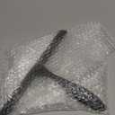 HIWARE All-Purpose Shower Squeegee for Shower Doors, Bathroom, Window and Car Glass - Black, Stainless Steel, 10 Inches