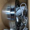 Hand Mixer Electric Mixing Bowls Set, 5 Speeds Handheld Mixer with 4 Nesting Stainless Steel Mixing Bowl, Measuring Cups Spoons 200W Kitchen Blender Whisk Beater Baking Supplies For Beginner