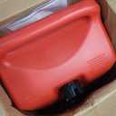 Scepter Duramax Flo N Go 14 Gallon Gas Caddy, 53 Liter Portable Fuel Tank and Fuel Transfer Pump with 10-Foot Hose for Lawn Mower, Farm, Marine, Commercial, and Home Use, Red