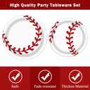 96 Pcs Baseball Birthday Party Supplies Including Plates, Napkins, Forks & Party Favors