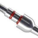 Geordn Stainless Steel Arrow Field Points 100/125/150/175/200 Grains Practice Archery Arrow Target Bullet Point Combo Point 12 PCS