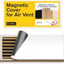 Magnetic Air Vent Cover - AC Vent Cover - Flexible Magnet Vents Covers for Ceiling Floor Wall Vents (8x15 inch)