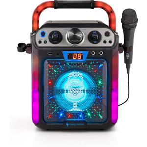 Singing Machine Karaoke System-Portable, Black (SML712BK)