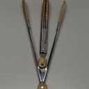 10 & 13 Inch Wooden Tongs for Cooking, Kitchen Stainless Steel Salad Tongs with Walnut Wood Tip, Serving Food Toaster Bread Non Toxic Grill Tong, Smooth Locking & Hanging Cooking Utensils Set (Tan Brown)