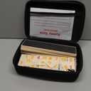 Rummy Cube Game with Case and 4 Wooden Racks/Trays, 106 Rummy Tiles Game Sets Classic Travel Board Game Sets with 4 Tiles Holders for Family