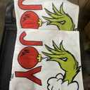 Grinch Throw Pillows Christmas, Grinch Pillowcases Christmas Pillow Cases Grinch Theme Christmas Decorations Home, Style A Set of 2 (16 x 16 Inch)