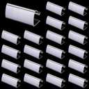 24 Pieces Table Skirting Clips Clear Tablecloth Clips for Indoor Outdoor Events Wedding Meeting Party Picnic Banquet