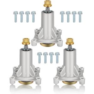 Lawn Mower Spindle Fits for 532187292 532192870 187292 532187281 21546238 21546299 Mower Spindle Compatible with Husqvarna YTH24V48 Ariens Craftsman Poulan Jonsered Murray Mandrel Assembly, 3 Pack