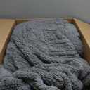 Electric Heated Blanket Full Size 72"84" with 9 Heating Levels & 1-10Hs Auto OffDouble Sided Plush Sherpa, Energy Efficient, Machine Washable, for Couch & Bed, Light Gray