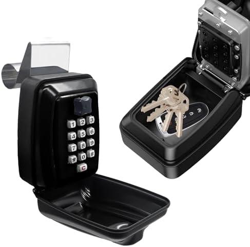 Upgrade SL-591 Car Key Lock Box, Car Window Lock Box for Turo, Car Window Punch Button LockBox, Vehicle Window Key Box, Vehicle Window Lock Box fit for Ride Share, Turo, GetAround