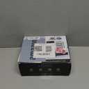 TICONN Matte Black Door Handle Heavy Duty, Reversible Square Door Lever for Bedroom, Bathroom, Rooms (Deadbolt with Keyed Entry - Not keyed Alike, 1 Pack)