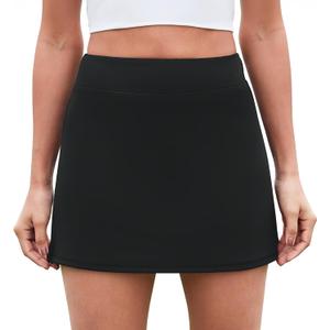 FireSwan Womens Tennis Skirt with Pockets High Waisted Golf Skorts Running Workout Skirts Summer Athletic (XL)