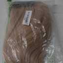 NOBLE Light Pink Bob Wigs for Women T Part HD Lace Front Wigs Colored Ombre Blonde Synthetic Long Bob Wigs for Party and Daily Use (Light Pink with Dark Root Color) (12.5 Inch (Pack of 1))