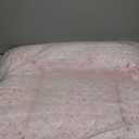 Washable Dog Bed Mat Crate Pad Soft Fluffy Pet Kennel Beds Dog Sleeping Mattress for Large Jumbo Medium Small Dogs, 41 x 27 Inch, Pink