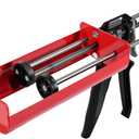 Dual Caulk Gun, Dual Component Caulking Gun, 400 mL/13.5 fl oz (1:1) Epoxy Hand Caulking Gun Dripless for Bond Adhesive Cartridge Applicator