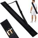 Pool Cue Case 2x2, Pool Stick Case for Holding 2 Butts & 2 Shafts Black Billiard Cue Stick 32 Inches Long Pool-Cue Sticks Bag Sturdy Polyester Billiard-Cue Bag with Shoulder Strap for Men Women