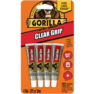 Gorilla Glue Gorilla Clear Grip Tubes 3/Pkg.20oz