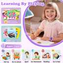 Smart Watch for Kids Girls Gift Age 3-12 with 39 Games Alarm Clock Camera Video Music Player Pedometer Flashlight 12/24 hr HD Touch Screen Kids Smart Watch Birthday Toys for 4 5 6 7 8 9 10 Year Olds