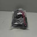 CADMUS 2 in 1 Women's Spandex Athletic Shorts Gym Yoga Shorts Pockets (09# 3 Pack: Black & Dark Grey & Red, Large)
