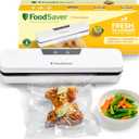 FoodSaver Everyday Vacuum Sealer Machine, Keeps Food Fresh Up to 5x Longer, Compact Design For Efficient Storage, With 5 x Vacuum Sealer Bags (0.94 L & 3.78 L), VS0290