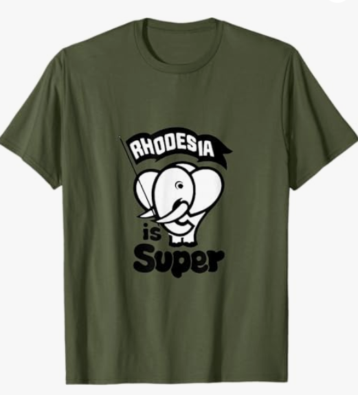 Rhodesia is Super T-Shirt, Olive Green, Small