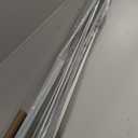 Kenney Adjustable Basic Double Curtain Rod, 48-86 inches, White