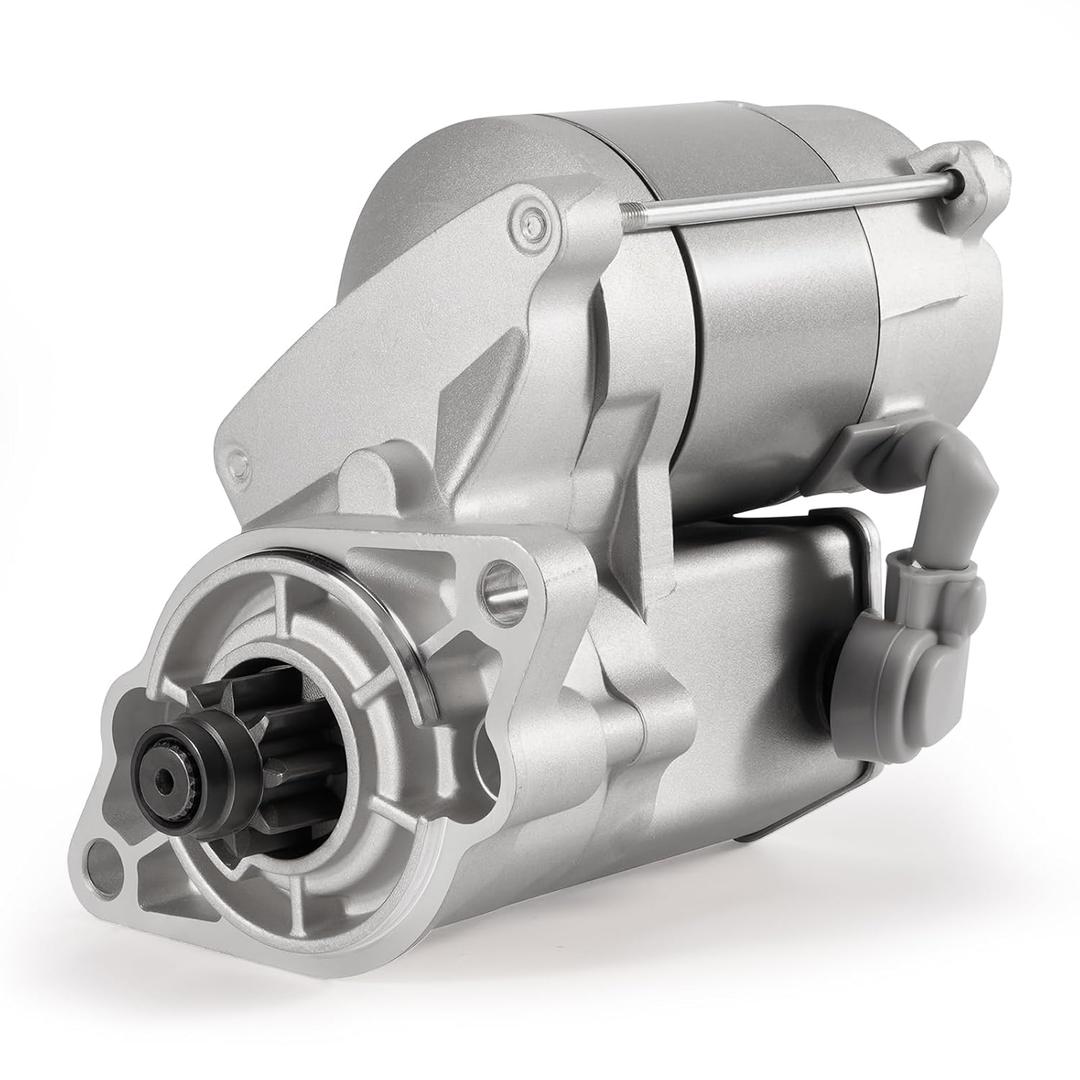 Starter Motor 12V 9T 1.2KW Fit for Kubota Engine D1305 D1105 D1105-T D1005 D905 V1305 V1505 V1505-T D722 for Kubota Excavator K-008, Replace 16614-63010 K7571-61811