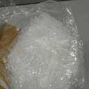 Dingion 50 ft Christmas Tinsel Garland, Artificial Tinsel Garland for Xmas Tree Fireplace Home Wedding Party Christmas Decoration, White