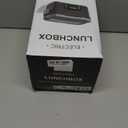 Cordless Electric Lunch Box for Adults with APP Control, 1.2L Portable Heated Lunch Box Battery Powered with Automatic Heating, Self-Heating Food Warmer for Work, 248F Max, Leak Resistant (Gray)