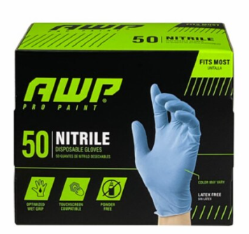 AWP Pro Paint Nitrile Disposable Gloves