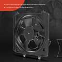 A-Premium Engine Radiator Cooling Fan Assembly Compatible with Select Honda Models - Fit 2007-2008 - Replace# 19015RMEA51, 38611RCAA01