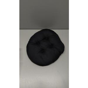 Bar Stool Covers Set of 2, Stool Covers Round with Elastic Band Pad, Soft Stool Seat Covers, Nonslip and Washable, 12 Inch, Black