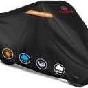 Motorcycle Cover 81, Outdoor Moped Cover, Heavy Duty & Waterproof Motor Cycle Protection , (No Motorcycle Brand)
