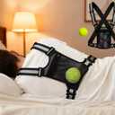 Prevent Back Sleeping,Sleep Position Trainer for Sleeping On Your Side,Adjustable Side Sleep Trainer to Stop Snore,Including Balls to Prevent Back Sleeping Positional Therapy for Snoring Relief.
