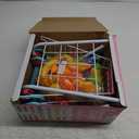 deAO Kids Shopping Cart Trolley with Sturdy Metal Frame for Toddlers 46 PCS Food Fruit Vegetables Pretend Play Food Role Play,Educational Toy Play Kitchen Toys for Boys Girls Kids