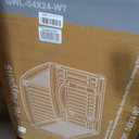 NEWBULIG Dog Playpen 4-Panel, 24IN Puppy Playpen, Stable Dog Play Pen Indoors/Outdoor with Secure Locking Door, Plastic Pet Fence for Small & Medium Dogs, Size: 24"L x 16.54"W x 18.50"H