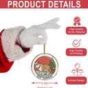 3 x Dog Shit 3 - Bulldog Pooping 2025 Shit Happens - Hilarious Adult Naughty Funny - Christmas Ornaments - Christmas Decorations - 3.6 in Acrylic - Funny Gag Gifts - White Elephant - Stocking Stuffers