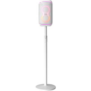 All-Metal Adjustable Speaker Stand for J-BL Partybox 120/320 (White)  Heavy-Duty Pole Stand with Wide Base, Height Adjustable up to 36.22" (Stand Only, No Speaker Included)