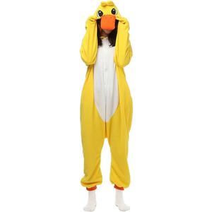 NAITOKE Animal Onesie Adults Halloween Costumes Cosplay Pajamas (Small, Yellow)