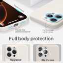 Ktele Magnetic for iPhone 16 Pro Case [Compatible with Magsafe] [Premium Silicone Satin-Smooth Touch] Slim Shockproof Anti-Scratch Microfiber Lining Case, 6.3 inch, Stone