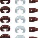 6Set Drawer Slides for kenlin Rite-Trak II Replacement 168 Track Guides,Rite-Trak II Replacement for Rite-Trak II Model #168 Drawer Guide Glide,Commercial Slide Style Drawers Drawer Slides(6)