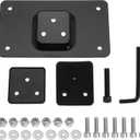 3-Hole Laydown License Plate Mount Bracket for Harley Big Twins Softail Dyna Sportster XL 1973-Up