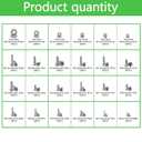 1110Pcs 304 Stainless Steel Metric Micro Screws Nuts Assortment, M1 M1.2 M1.4 M1.6 M2 M2.5 Sizes, Phillips Pan Head, Fully Threaded Kit for Arduino, RC Models, Electronics, DIY Projects