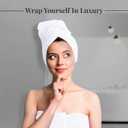 Tens Towels Pack of 4 Extra Large Bath Towels 30 x 60 Inches, 100% Cotton, Larger & Lighter Weight, Quicker to Dry, Super Soft and Absorbent, Perfect for Bathroom, White