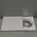 3 pc Silver Chrome Girls Vanity Set Comb Brush Mirror.