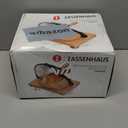 Zassenhaus Original Classic Adjustable Bread Slicer for Uniform Slices - Bread Slicer for Homemade Bread - 18/8 Stainless Steel Blade Sourdough Cutter - Gray, 11.75" x 8"