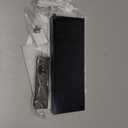 Alampan 12" Large Digital Wall Clock with Remote Control, USB Powered, Corded RGB LED Clock with Full Screen Display, Big Numbers, for Classroom, Living Room, Elderly, Wall Mounted, DST, KSJ-01, Black